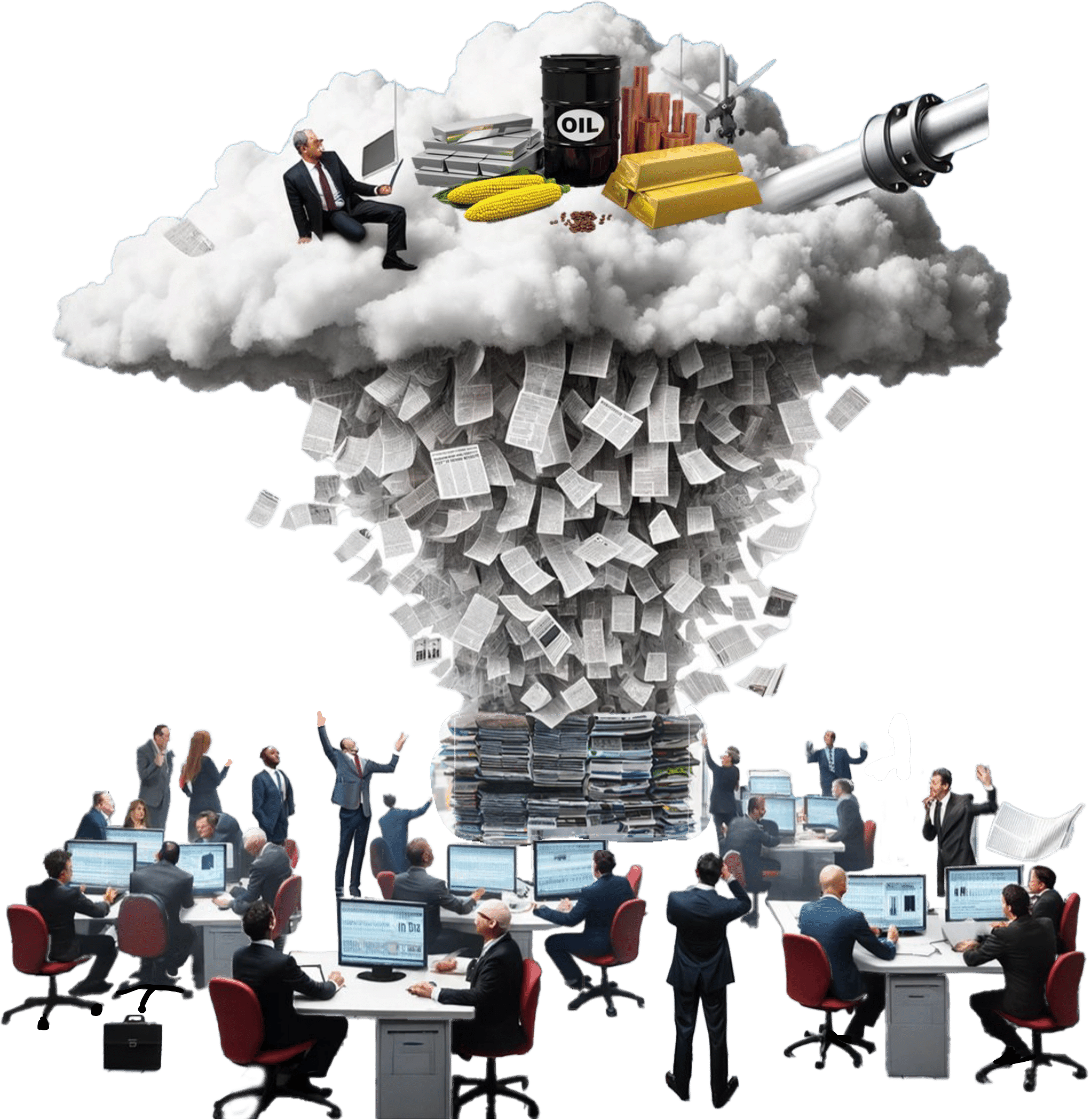 Global news volume overwhelming analysts